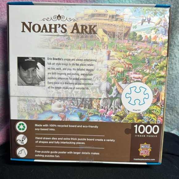 Noah's Ark 1000 Piece Puzzle Masterpieces - Picture 2 of 2
